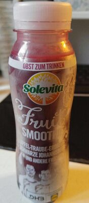 Smoothie pomme, raisin, fraise, cassis, mûre