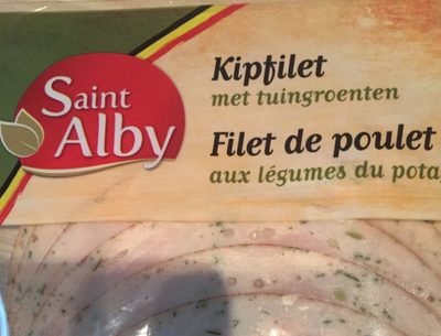 Filet de poulet aux légumes du potager front packaging