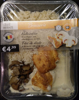 Filet de dinde à la sauce crémeuse