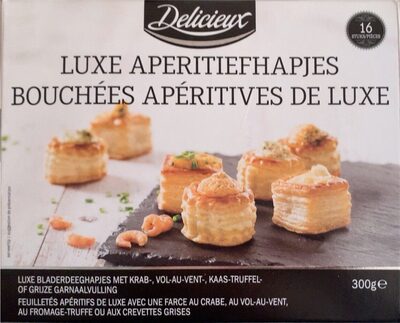 Bouchées apéritives de luxe