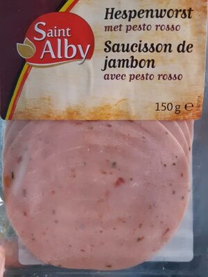 Saucisson de jambon avec pesto rosso