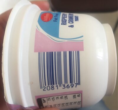 raspberry & cranberry yogurt