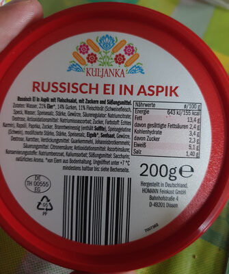Russisch Ei in Aspik