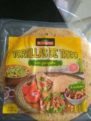 Tortillas de trigo con guayaba