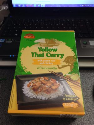 Yellow Thai Curry Vitasia front packaging