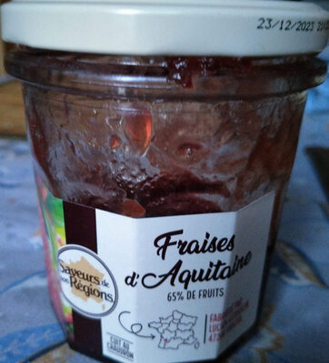 (Confiture) Fraises d'Aquitaine front packaging