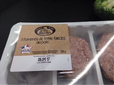 3 Pommes De Terre Farcies Au Porc