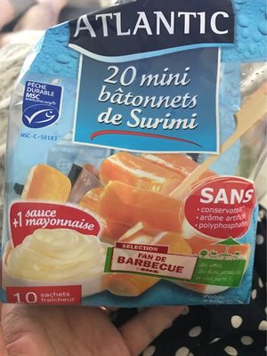 Mini batonnets de surimi