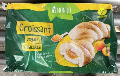 Croissant senza latte e uova all’albicocca