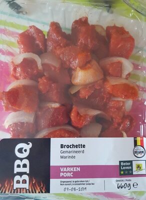 Brochette marinée bbq