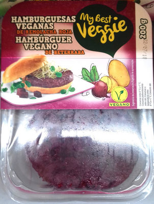 Hamburguesas veganas de remolacha