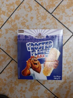 Frosted flakes bar front packaging