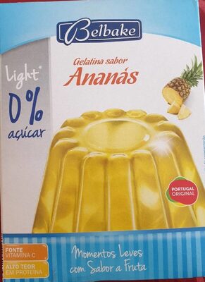 Gelatina sabor Ananás