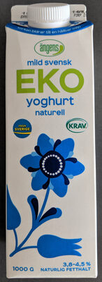 ängens mild svensk eko yoghurt naturell