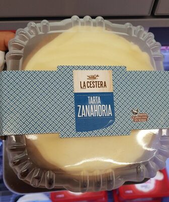 Tarta de zanahoria front packaging