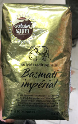 Basmati Impérial front packaging