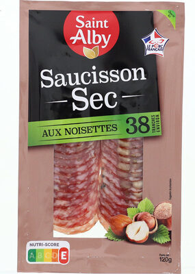 Saucisson sec aux noisettes