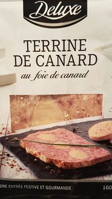 Terrine de canard au foie de canard front packaging