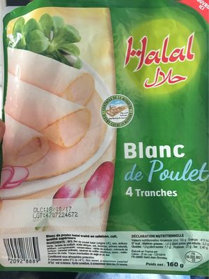 Blanc de poulet front packaging