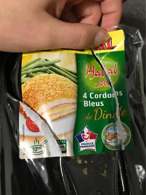 Cordon bleu de dinde front packaging