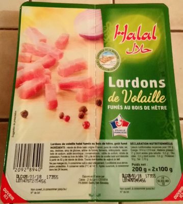 Lardons de volaille halal