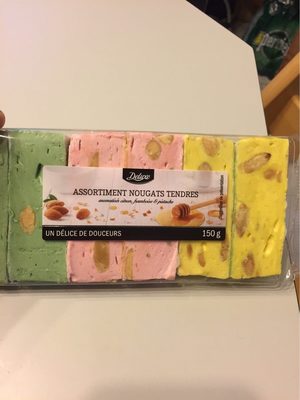 Assortiment nougats tendres front packaging