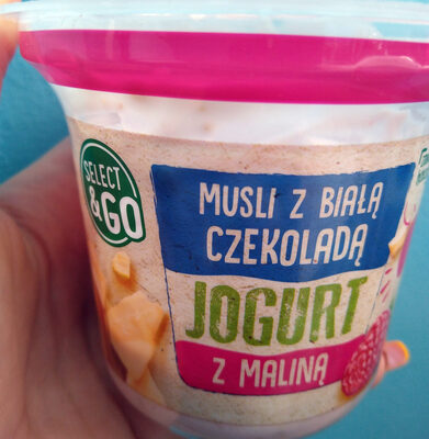 JOGURTAS+ GABALIUKAIS SU AVIEČIU PRIEDU DRIBSNIAI 215 g IR BALTOJO SOKOLADO