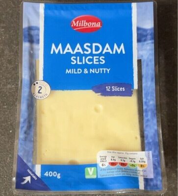 Maasdam Slices front packaging