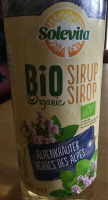Sirop herbes des alpes front packaging