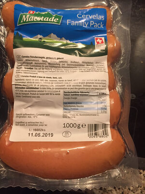 Cervelas famille pack