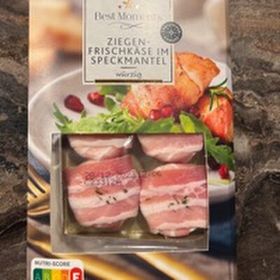 Ziegenkäse im Speckmantel