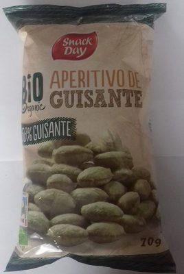 Bio organic aperitivo de guisante