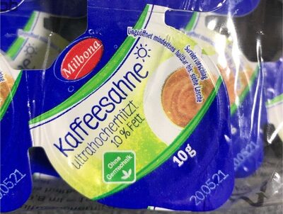 Kaffeesahne front packaging