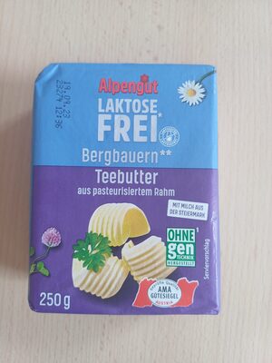 Laktosefreie Bergbauern Teebutter
