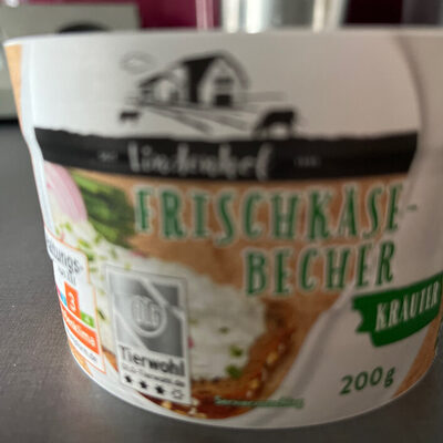 Lindenhof Frischkäse Becher Kräuter front packaging