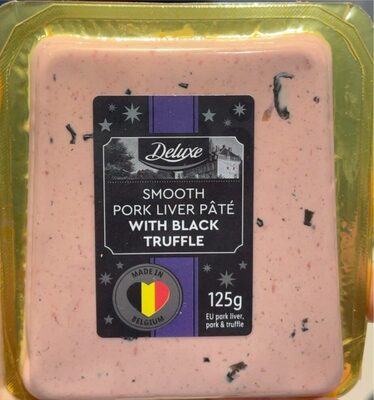 Smooth pork liver pâté with black truffle