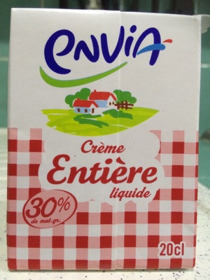 Crème entière liquide