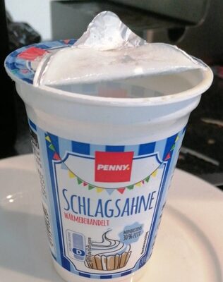 Schlagsahne wärmebehandelt