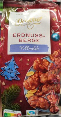 Erdnussberge mit Vollmilchschokolade