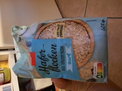 Haferflocken zart front packaging