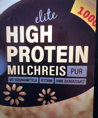 High Protein Milchreis Pur front packaging