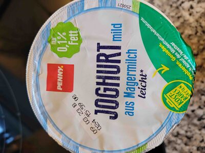 Joghurt mild front packaging