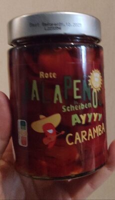 Rote Jalapeno Scheiben