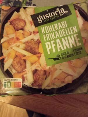 Kohlrabi Frikadellen Pfanne