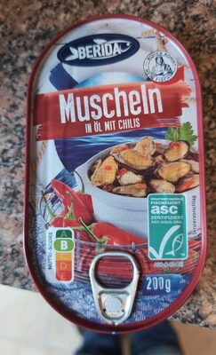 Muscheln in Öl mit Chilis