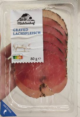 Graved Lachsfleisch
