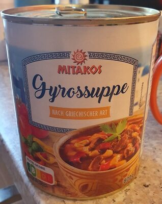 Gyrossuppe griechischer Art