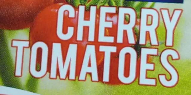 Cherry Tomatoes  ingredients label