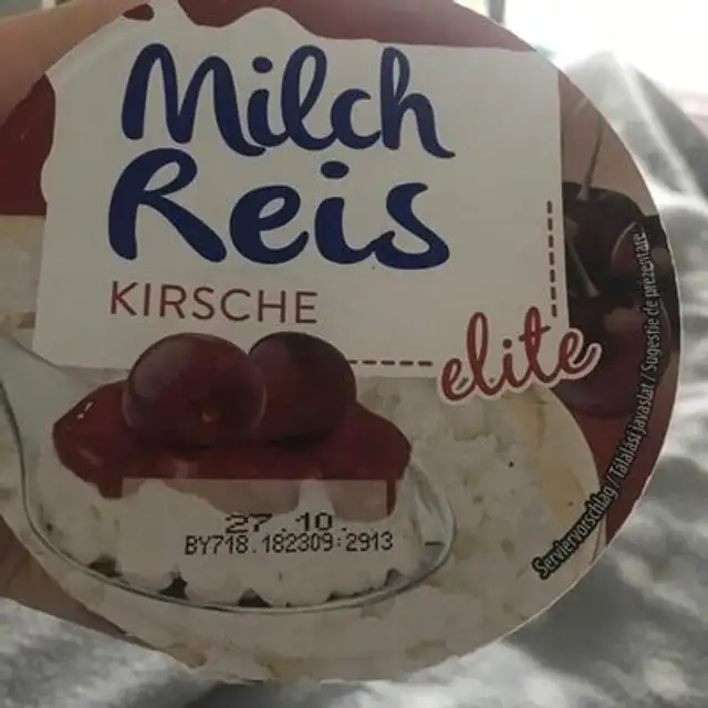Riz au lait à la cerise
