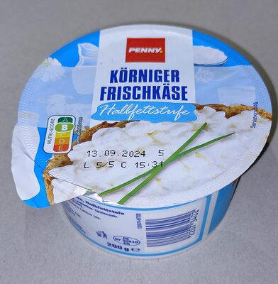 Körniger Frischkäse - Halbfettstufe